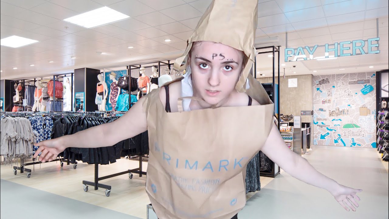I turned myself into primark for halloween and it was incredible