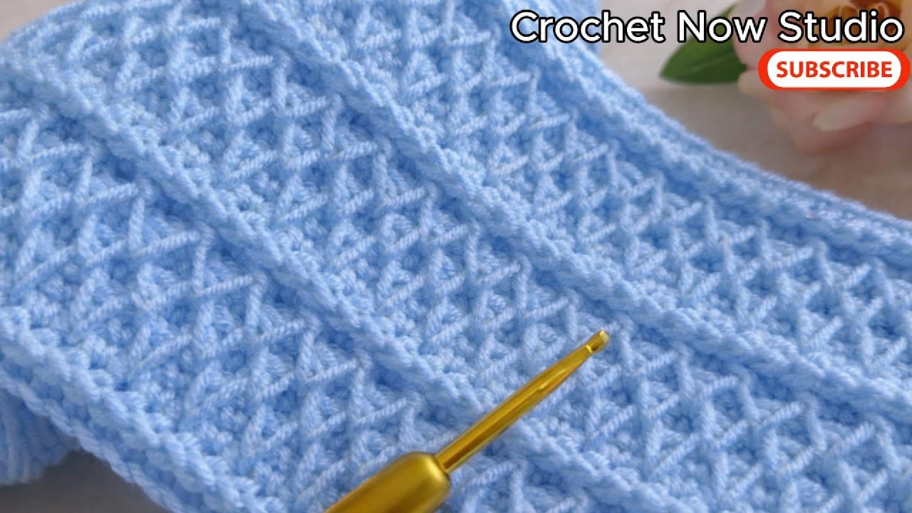 EXTREMELY EASY AND UNIQUE CROCHET PATTERN for Beginners!👌⚡️Crochet Stitch for Baby Blankets and Bags
