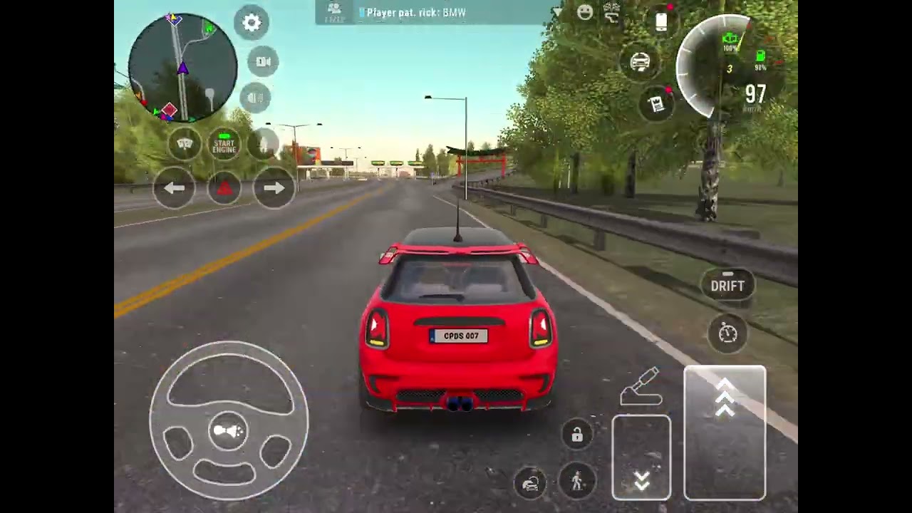 Car Driving School Simulator: Red Mini Cooper City Drive 🚗 | DriveDroid GameplaysTV
