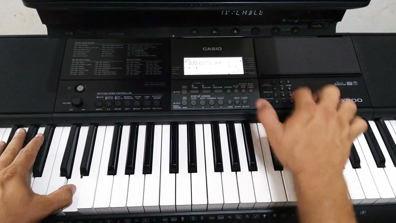 Demo Casio CT-X800 Casio Eps/ elétricos
