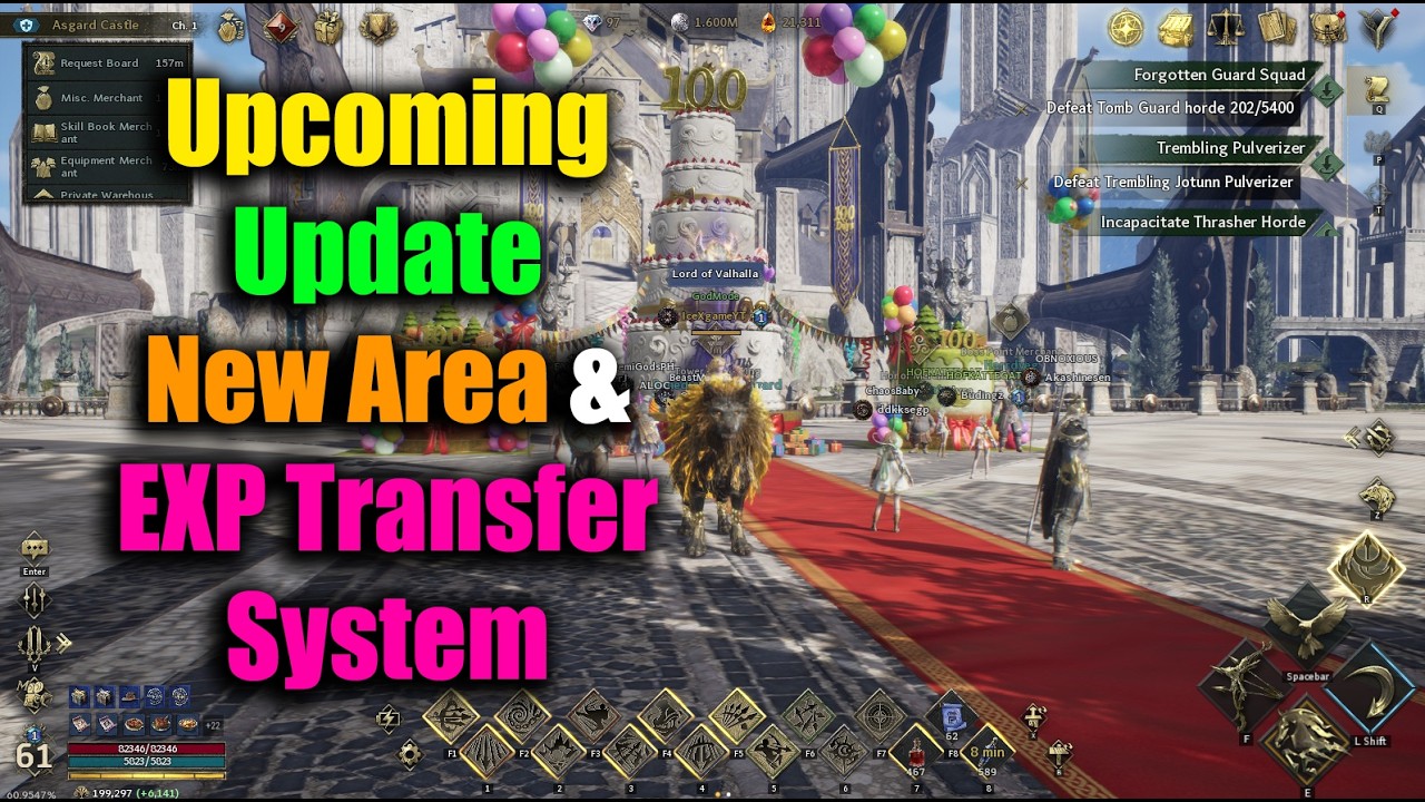 Legend of Ymir Upcoming Update New Area & Exp Transfer System
