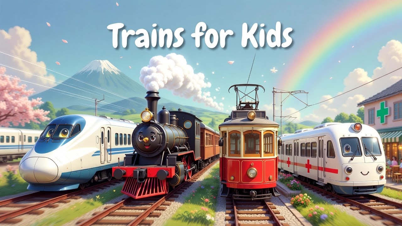 Types of Trains for Kids | Passenger, Freight, Special & Fun Trains Explained | Toot Toot Tales