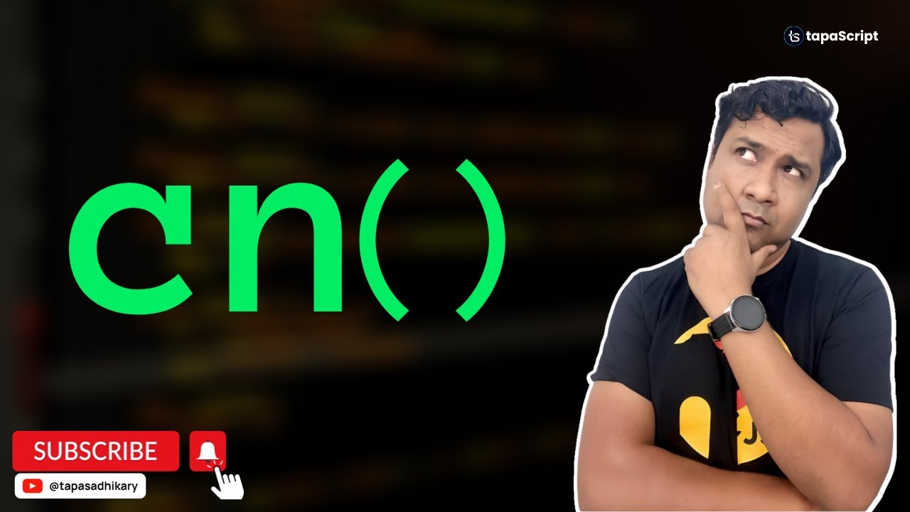What Is cn() || Use clsx & twMerge With React || shadcn/ui