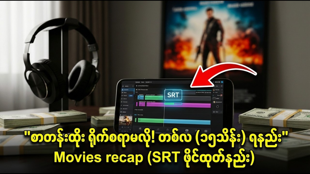 ငွေဝင်ကြမ်းတဲ့ Movies recap အတွက် စာတန်းထိုး SRT ဖိုင်အလွယ်ထုတ်နည်း လျှို့ဝှက်ချက်