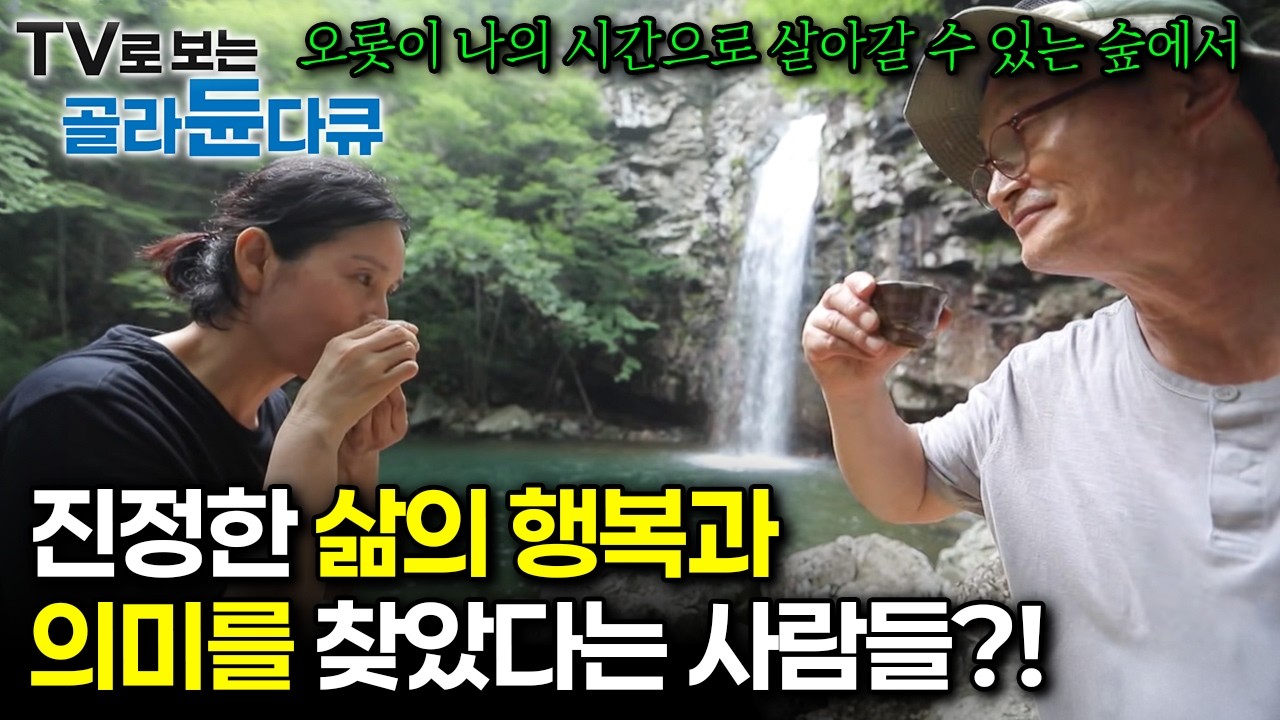 오롯이 나의 시간으로 살아갈 수 있는 숲에서 진정한 삶의 행복과 의미를 찾았다는 사람들?!ㅣ숲속에서 삽니다ㅣ한국기행ㅣTV로 보는 #골라듄다큐