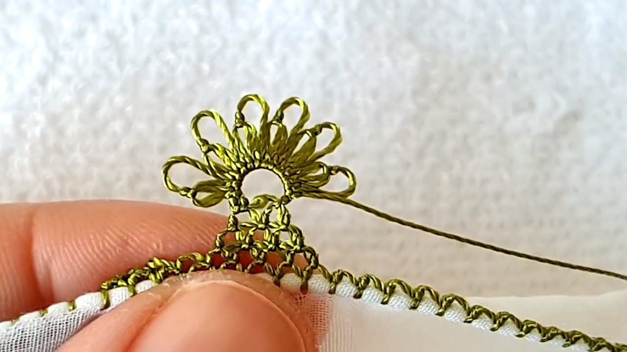 Yapım yapımı çok kolay muhteşem görünümlü iğne oyası modeli