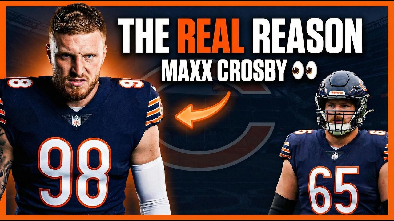 The REAL reason the Chicago Bears traded for Garrett Bradbury and his name is Maxx Crosby!
