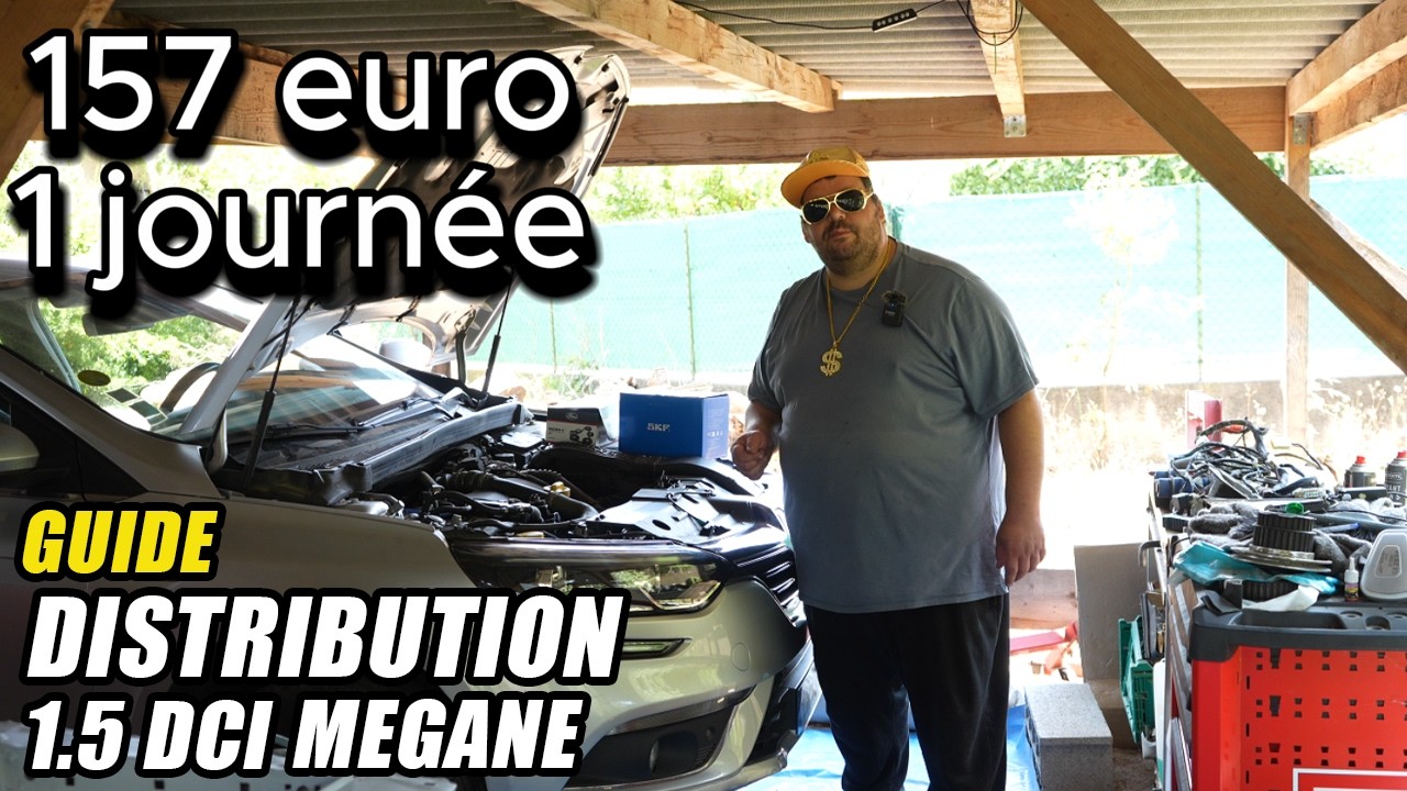 Changer la Courroie de distribution / accesoire Clio 3 Megane 4 1.5 DCI [Guilde Complet]