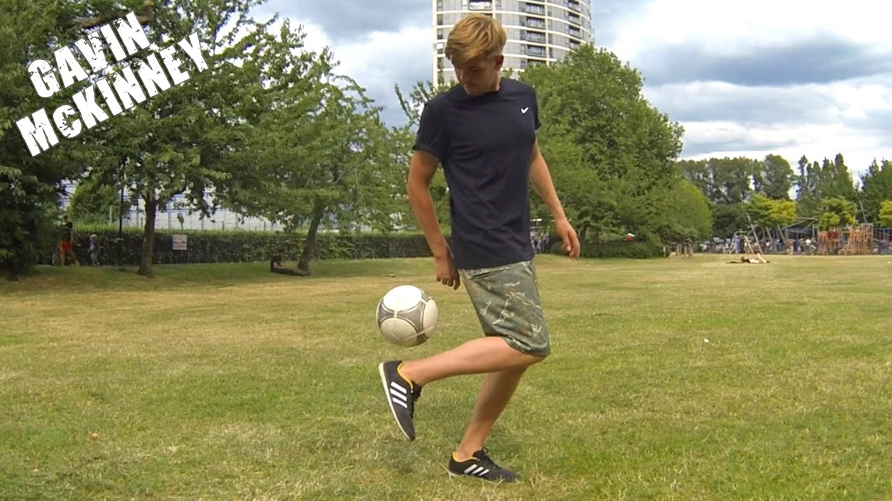 Heel Juggling (Tutorial) :: Freestyle Football / Soccer (LOWERS) feat. Gavin McKinney