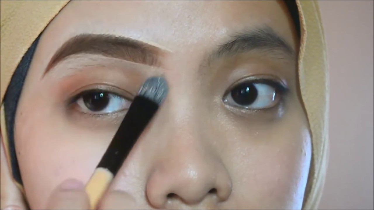 eyebrows tutorial - lukis kening tanpa cukur