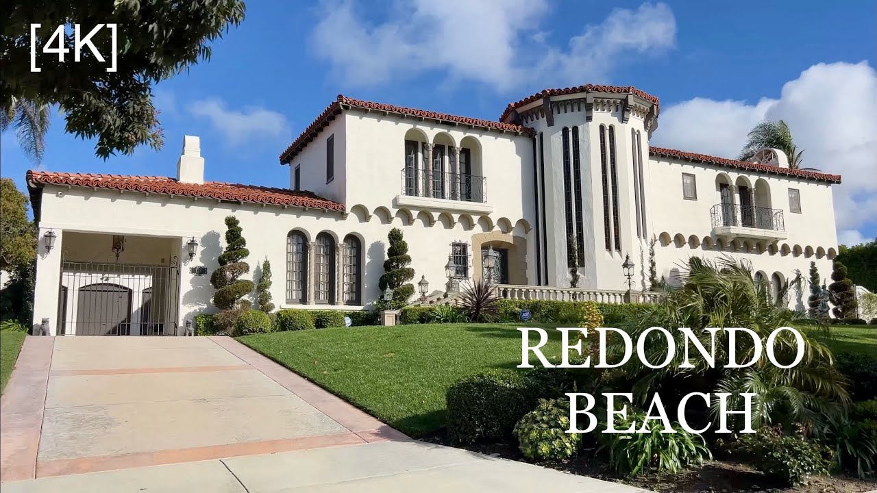 REDONDO BEACH California - driving tour [4K]