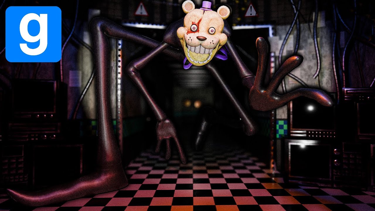 Вирус из FNAF 1 сбежал в GMOD!.. | Gmod Прятки