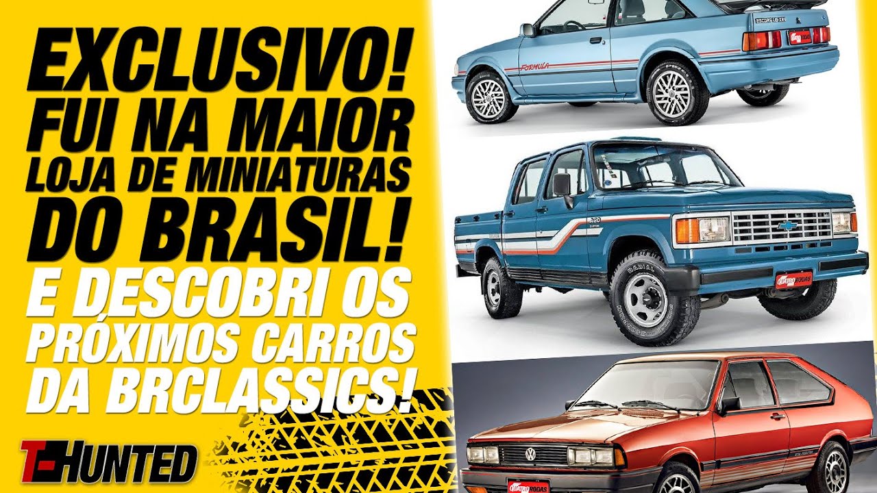 Os CARROS BRASILEIROS da BR CLASSICS para 2024 e 2025! Fui na maior loja de miniaturas do BRASIL!