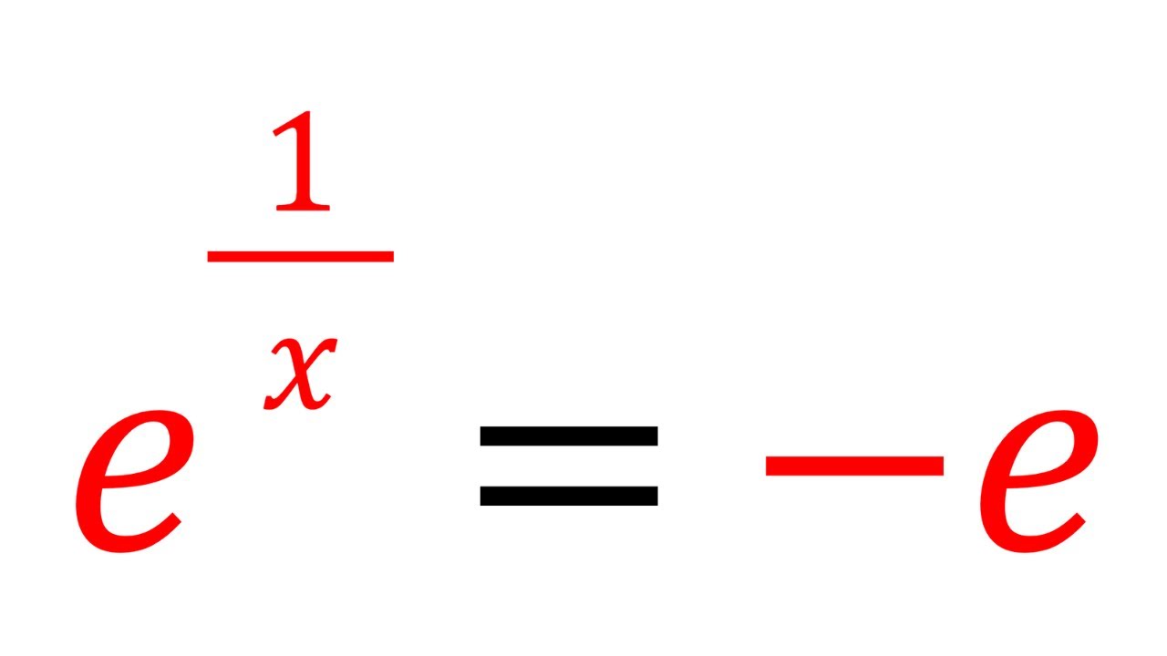 Let's Solve An Eeezee (e, z) Exponential Equation