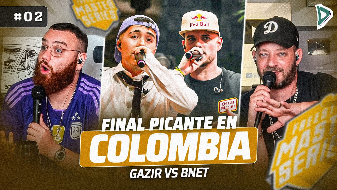 &iquest;QUIEN SE LLEVA EL TITULO? 🏆DTOKE REACCIONA a GAZIR vs BNET FMS COLOMBIA con BARBA ROJA