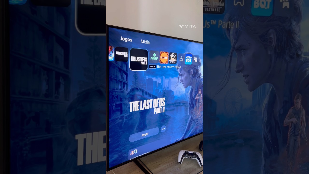 Tv Samsung Crystal 55&rdquo; 4K U8600F #pcgamer #samsung #playstation