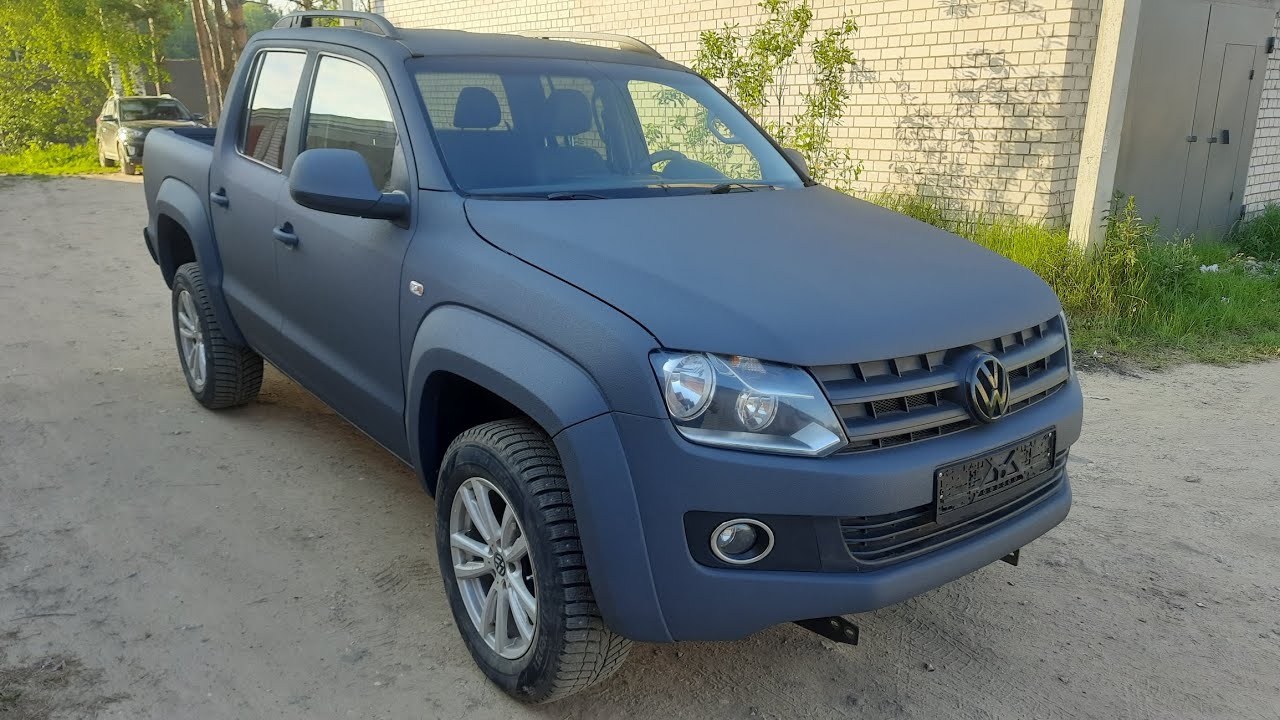 VW Amarok в защитном покрытии 