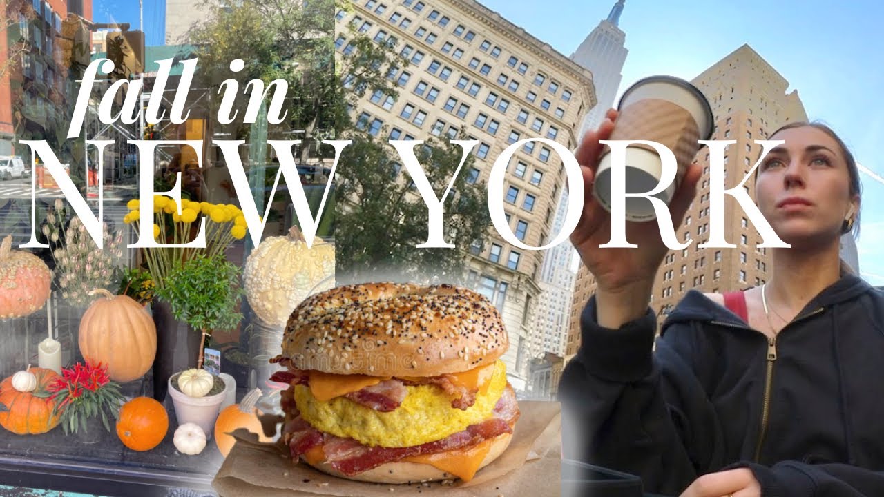 FALL IN NYC 🚕🍂 soho, west village, bryant park, what i ate (30 hours alone)