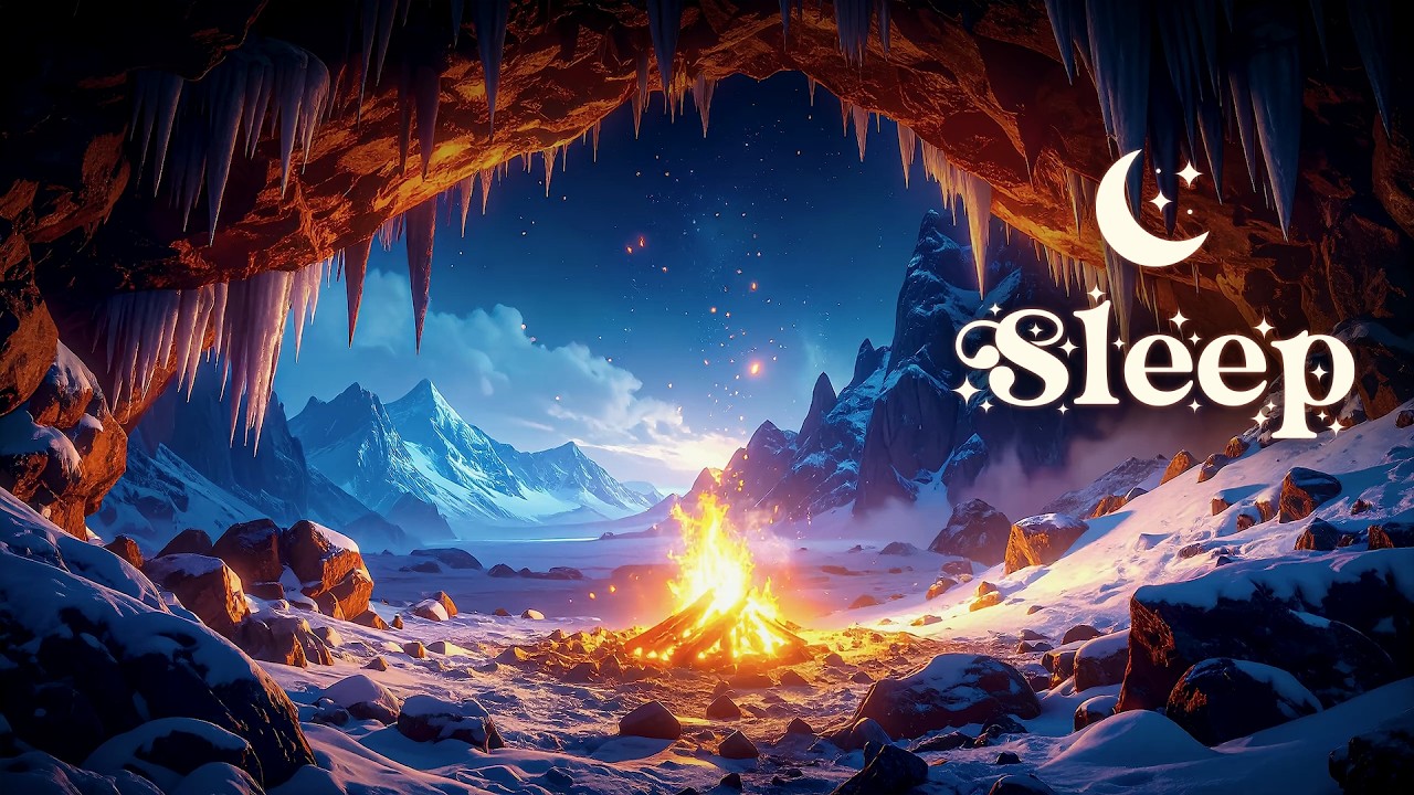 Cozy Fire Ambience for Sleep | Silent Embers