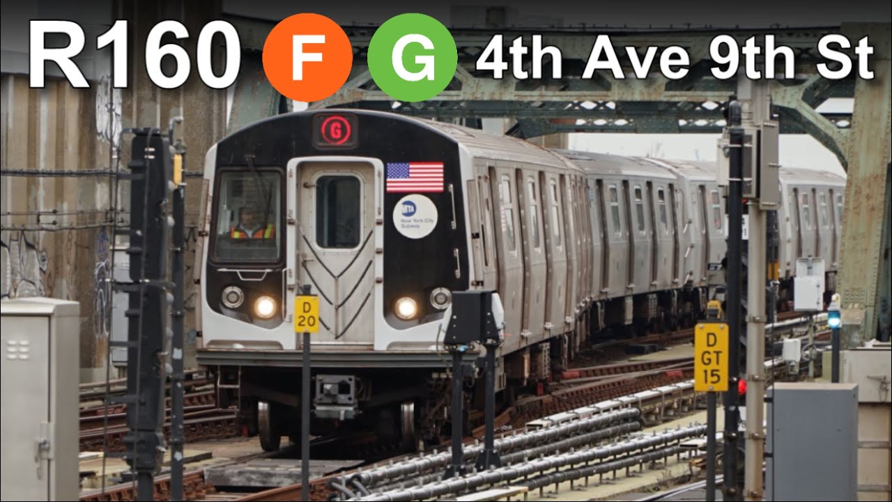 NYC MTA Subway R160 4th Avenue 9th Street Action @Trainman6000- Extended Edition