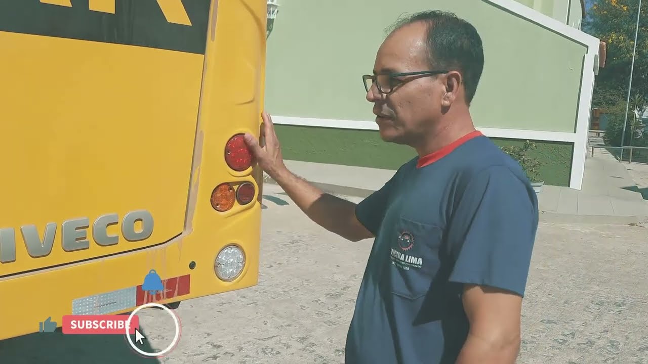 Ônibus Escolar IVECO Cortando Aceleração + Vídeo BÔNUS.
