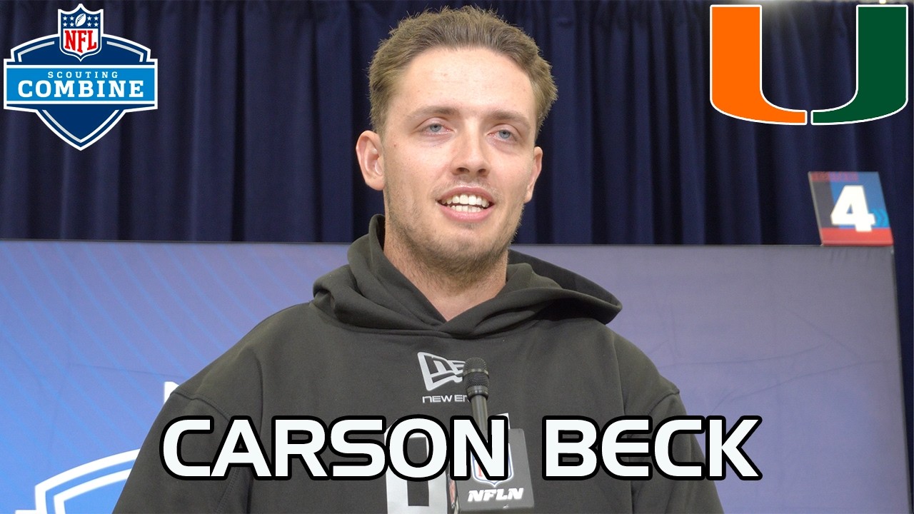 Carson Beck at NFL Scouting Combine, From Georgia to Miami & Team Interviews | 2026 NFL Draft