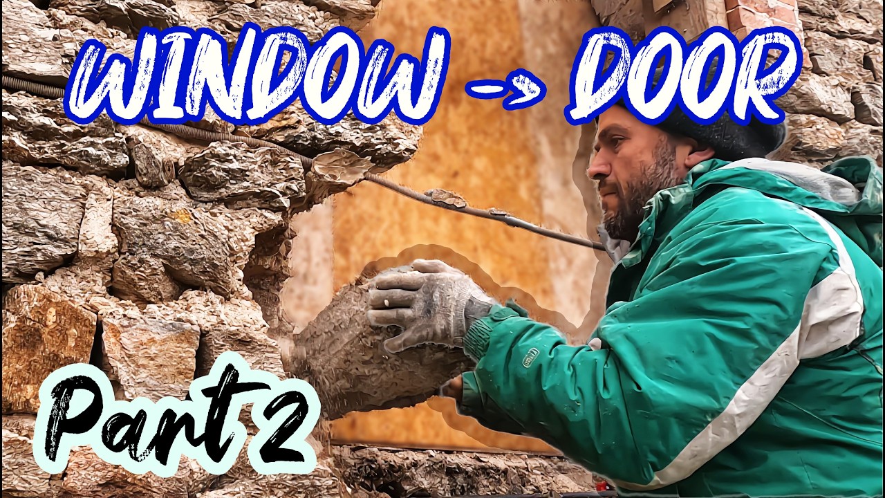 🌎 Turning a Window into a French Door — Brick Wall Opening (Part 2) [S2 EP11]