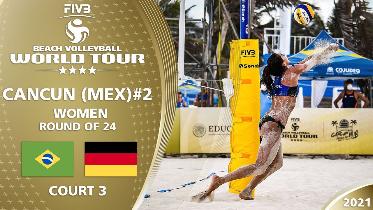 Barbara/Carol vs. Bieneck/Schneider - Full Match | 4* Cancun 2021 #2