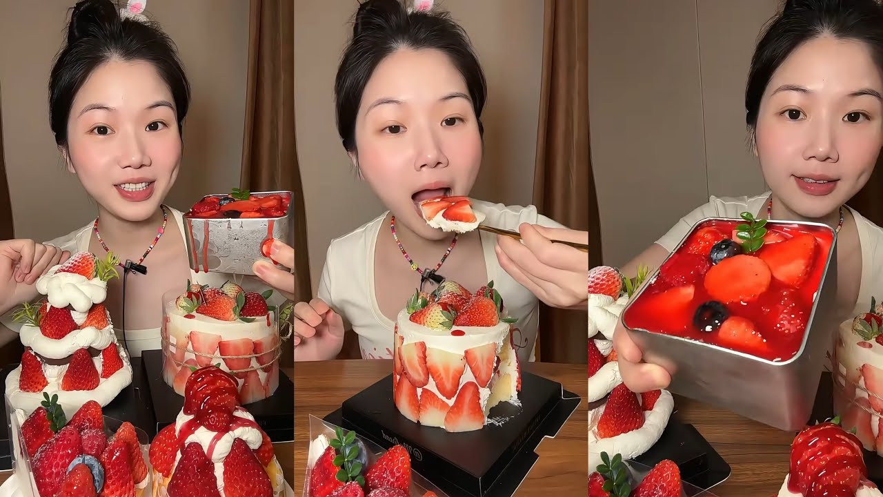 [ASMR] Dessert Mukbang Eating Chocolate Cake | Mukbang Eating Show💗🍰🧁