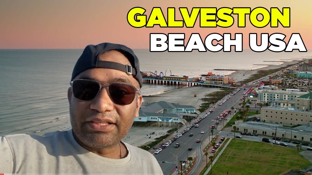 Galveston Beach Texas in America | Zafar Bhutto