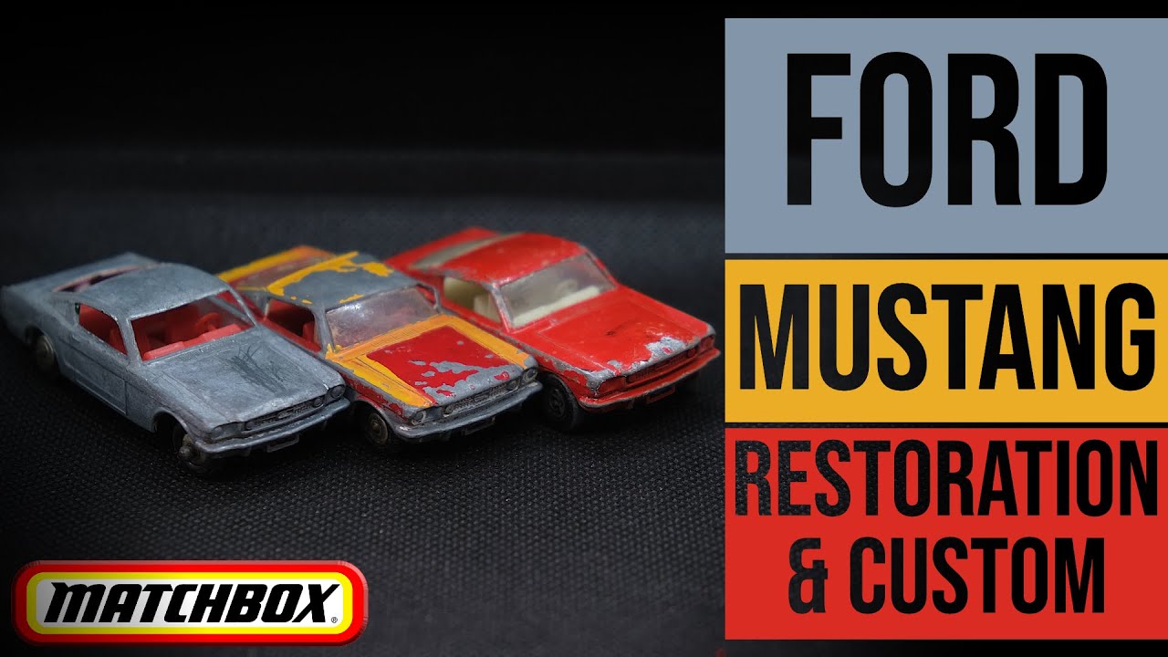 MATCHBOX restoration and custom: 8E Ford Mustang