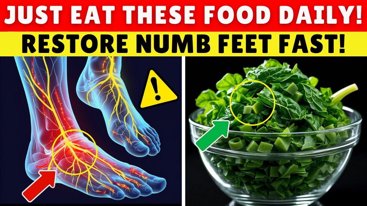 Numb Feet over 60? Eat THESE 5 Foods to Restore Feeling Fast | Senior Health Tips