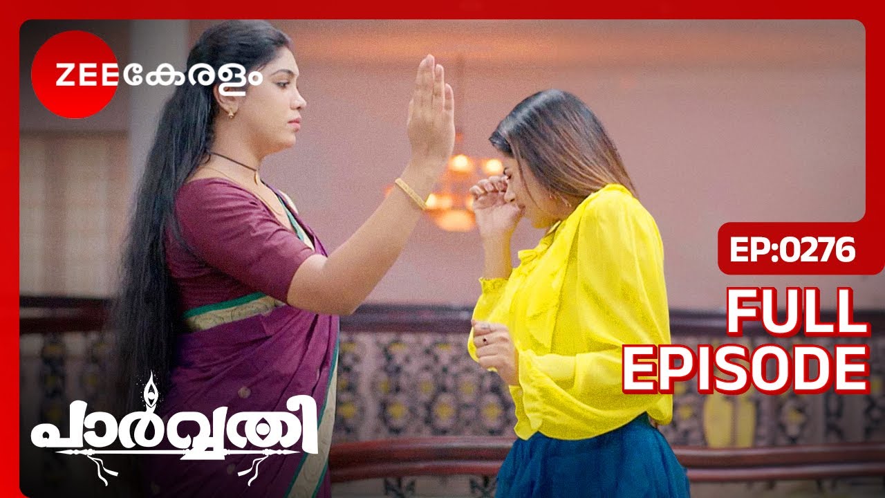 😨😰OMG...PARVATHY SLAPPED JASMINE!! - Parvathy | Full Ep 276 | Vishal, Parvathy | Zee Keralam