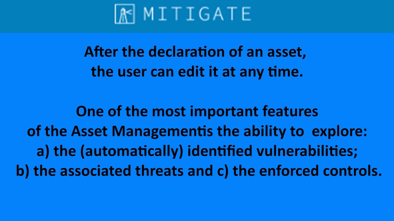 Mitigate Walkthrough