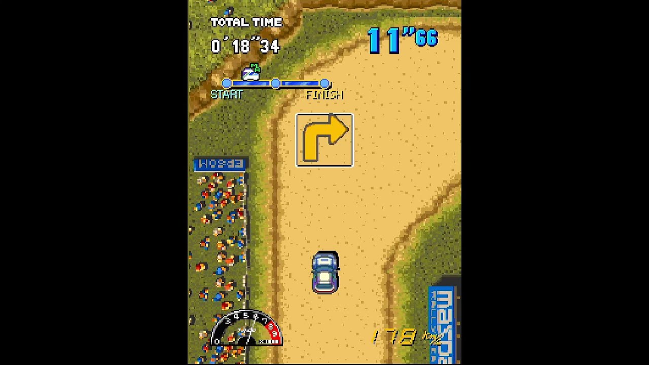 MiSTer FPGA Arcade Taito F2 System (Alpha core Wickerwaka) Drift Out
