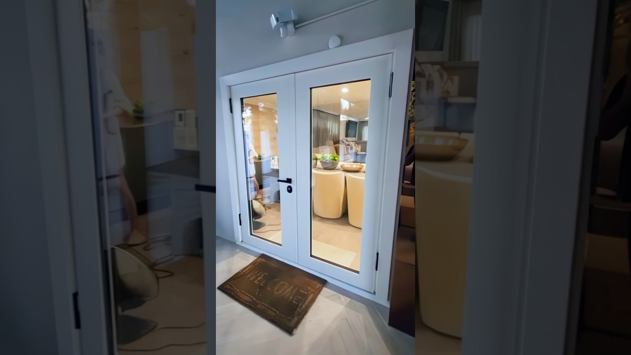 French Patio Security Door | Fully Glazed with Impact-Resistant Glass