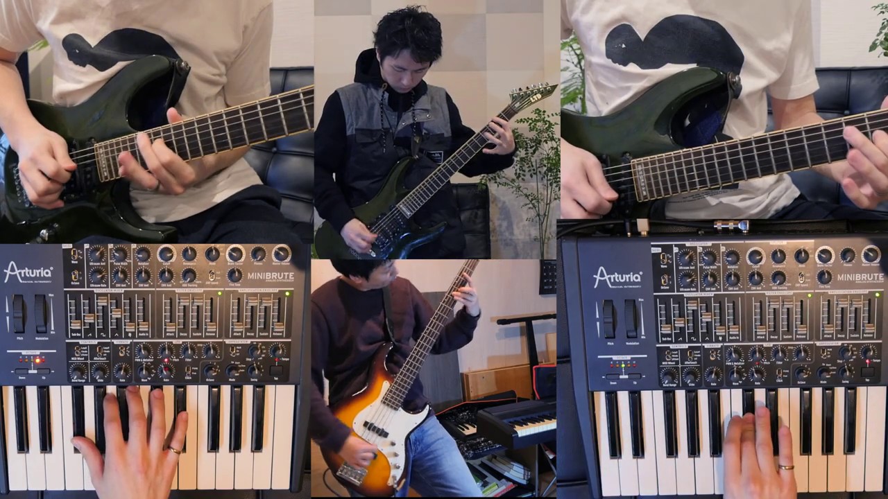 Gley Lancer - Stage1 (Asteroid Field)  Cover Guitar, Bass, Synths グレイランサー カバー