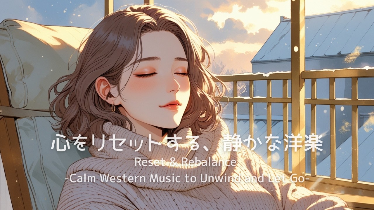 【洋楽】心をリセットする、静かな洋楽BGM – Calm Western Music to Unwind and Let Go｜Lo-fiチルポップ｜ストレス解消＆集中