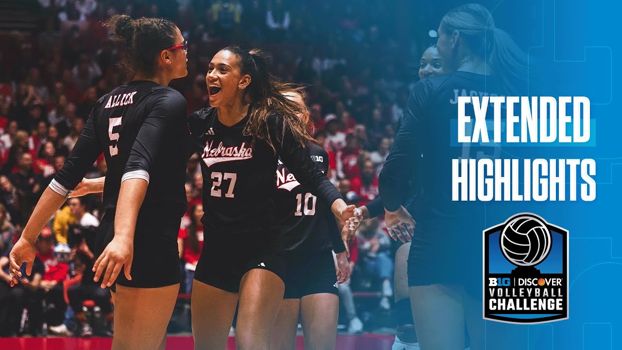 Nebraska at Wisconsin | Extended Highlights | Big Ten Volleyball | 10/31/2025