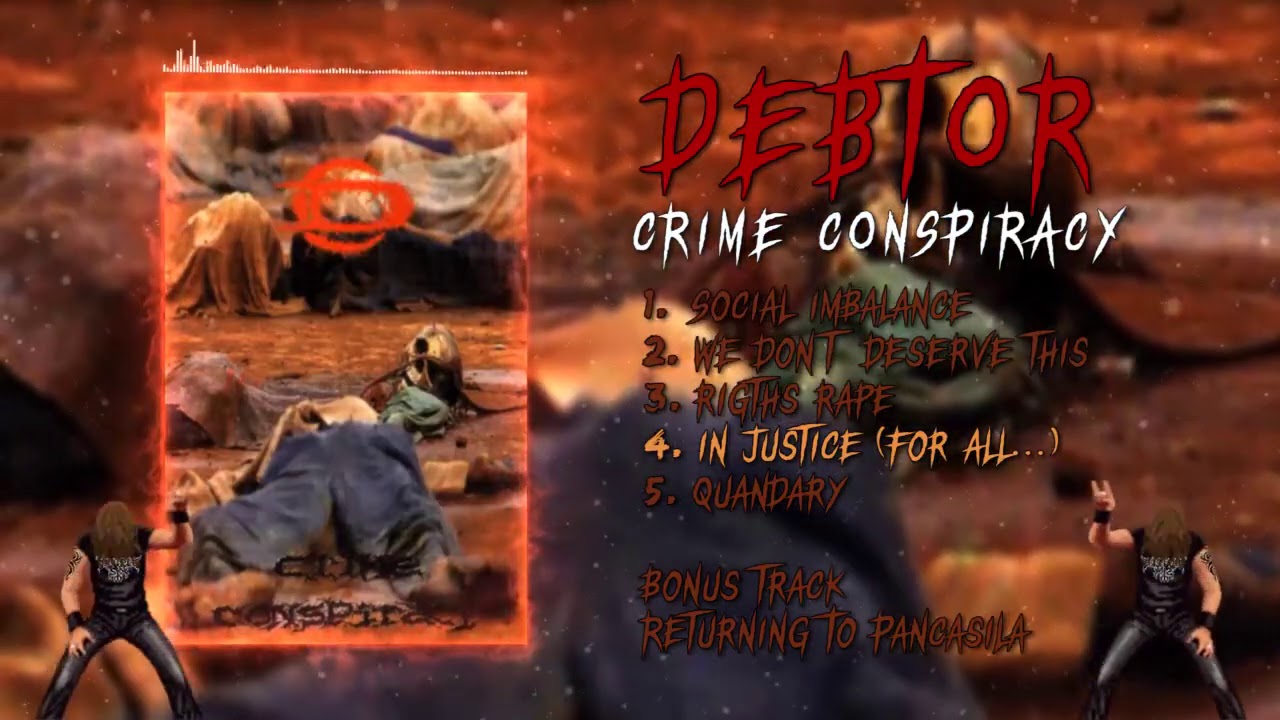 DEBTOR  | CRIME CONSPIRACY | 1998 | FULL MINI LP  + BONUS TRACK
