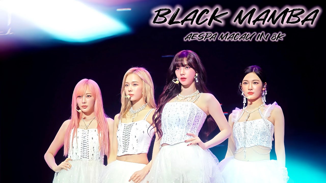 [8K]AESPA(에스파)- BLACK MAMBA 22/09/24 DAY2 MACAU SYNK : PARALLEL LINE 8K FANCAM  @aespa