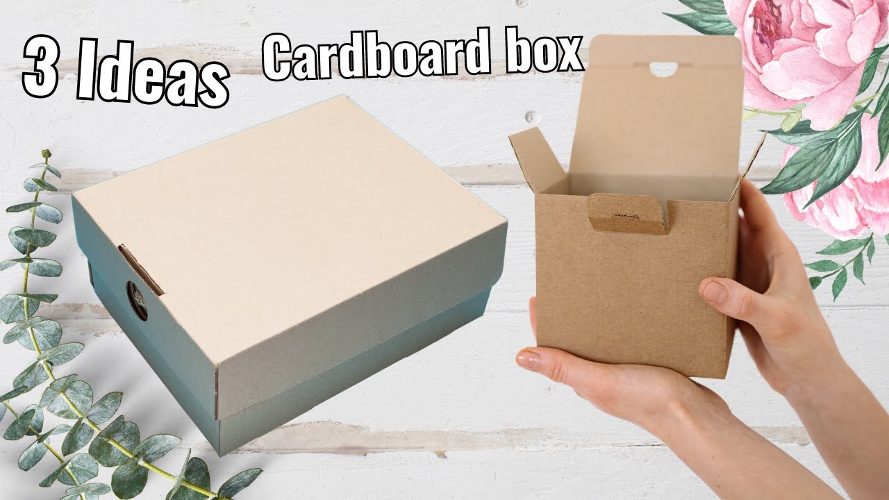 3 Useful DIY idea to upcycle your used cardboard box