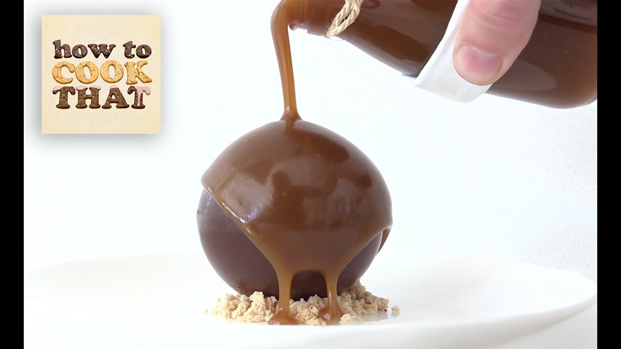 CHOCOLATE CARAMEL PEANUT BOMB How To Cook That Dessert