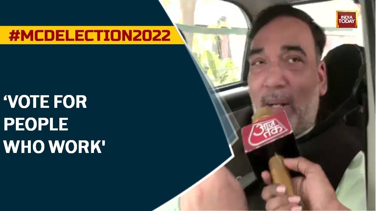 MCD Election 2022: Gopal Rai Cast Vote, Appeals Voters To Exercise Their Franchise