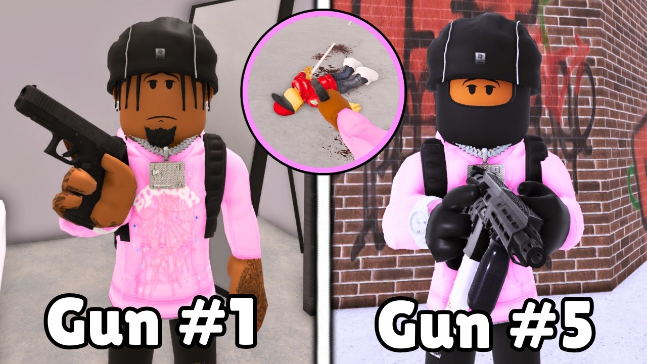 Hood Gun Game Challenge in South Bronx The Trenches Roblox!