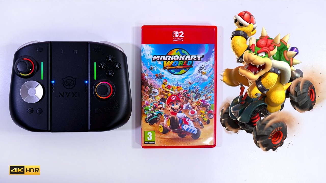 Mario Kart World + NYXI Hyperion 3 Ultra Wireless HD2