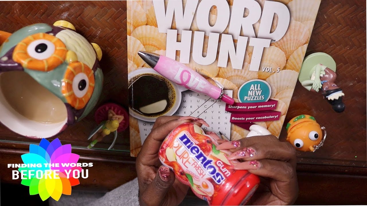 Word Hunt Mentos ASMR Chewing Gum Job Search