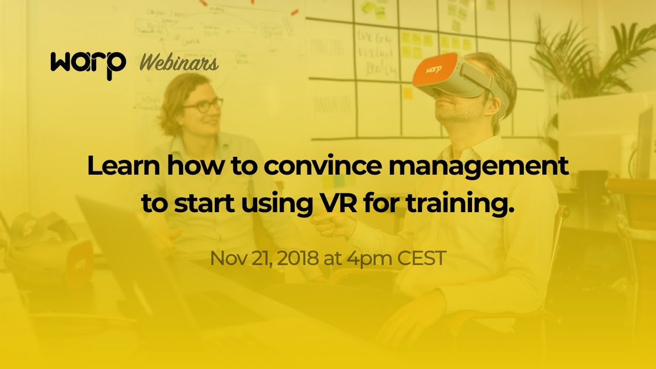 Get the step by step formula; make VR training happen for your business.