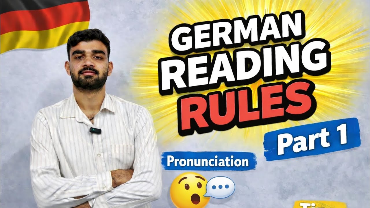 German Reading rules class 3 _ how to pronounce german words 