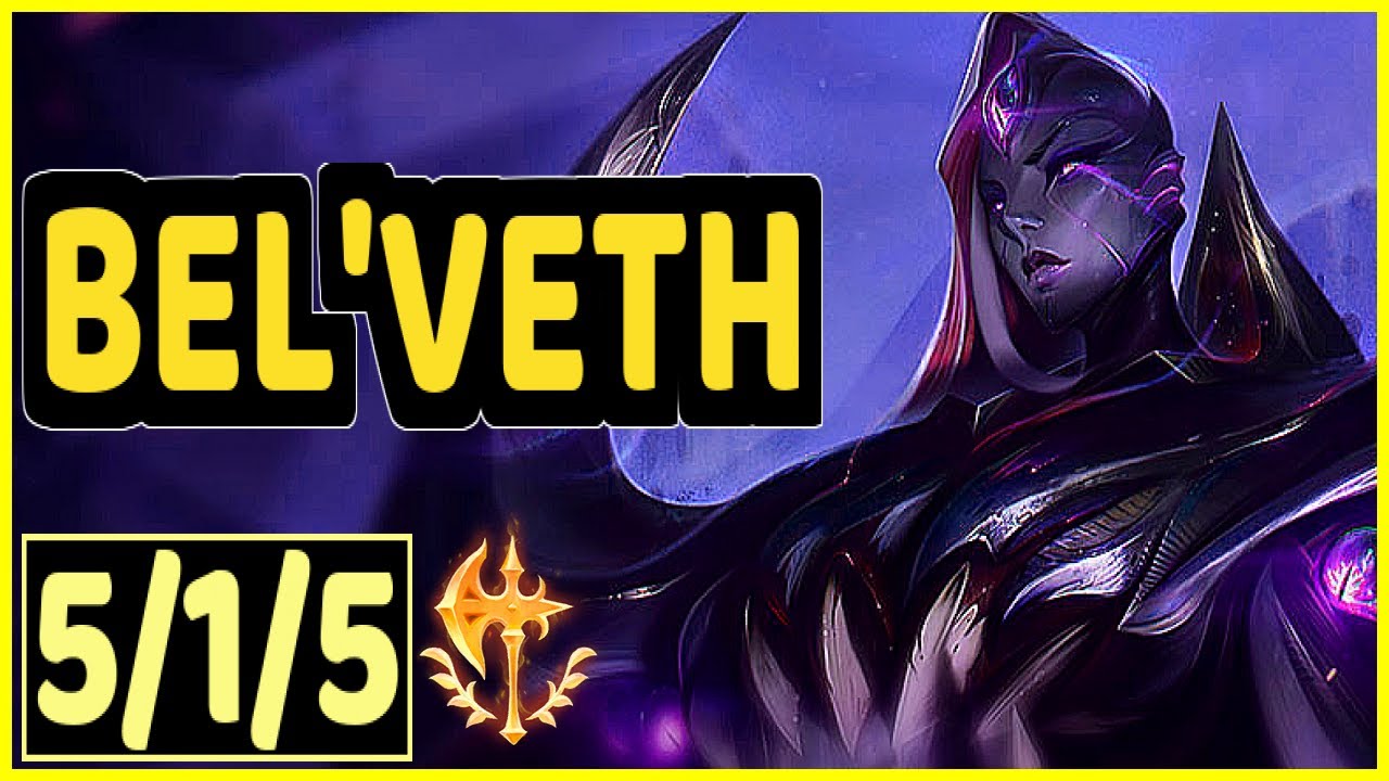 BEL'VETH VS ZAC - 5/1/5 KDA JUNGLE GAMEPLAY CHALLENGER I
